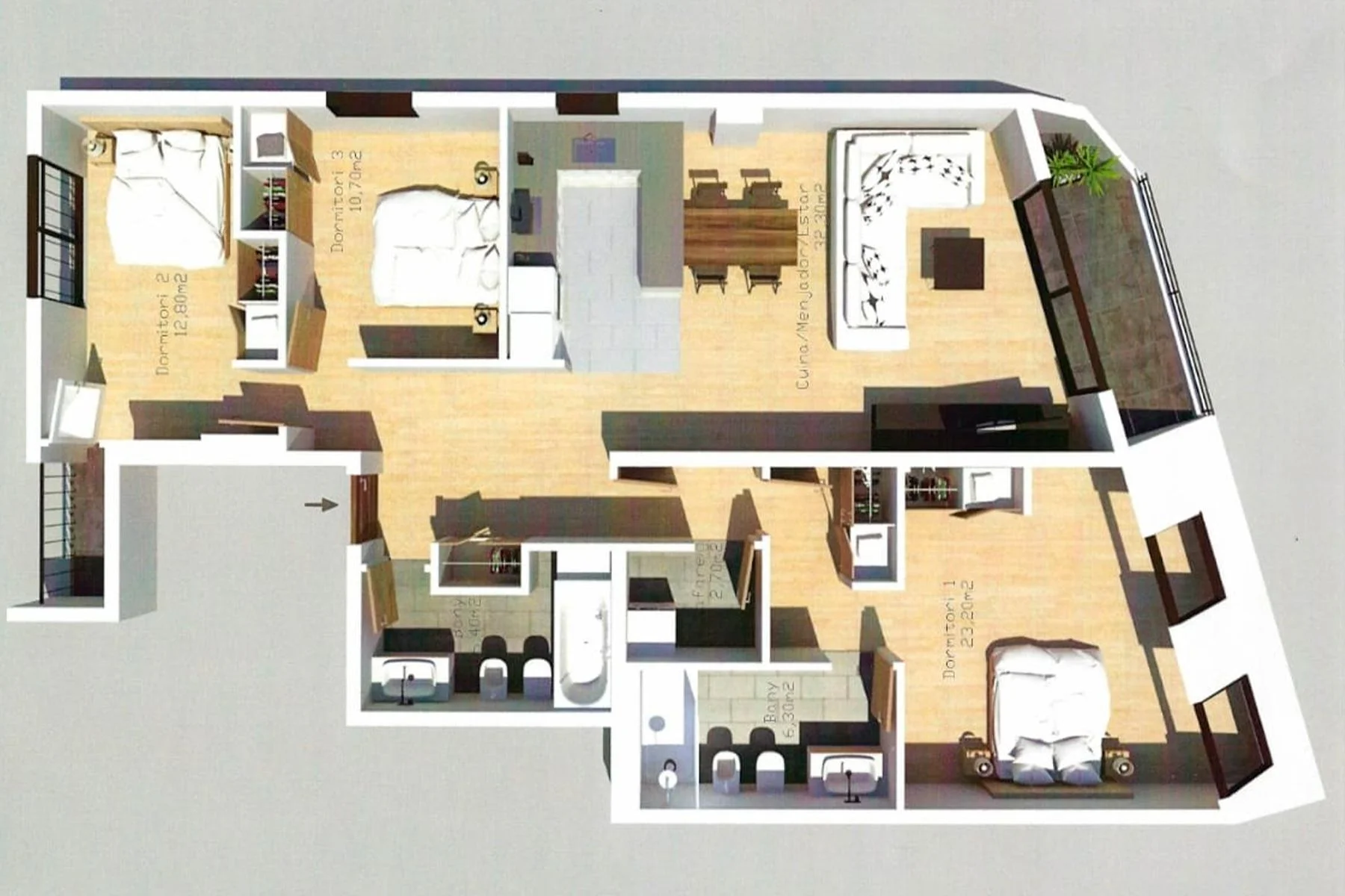 Piso exclusivo en venta en Escaldes, alquilado, Ideal para inversores