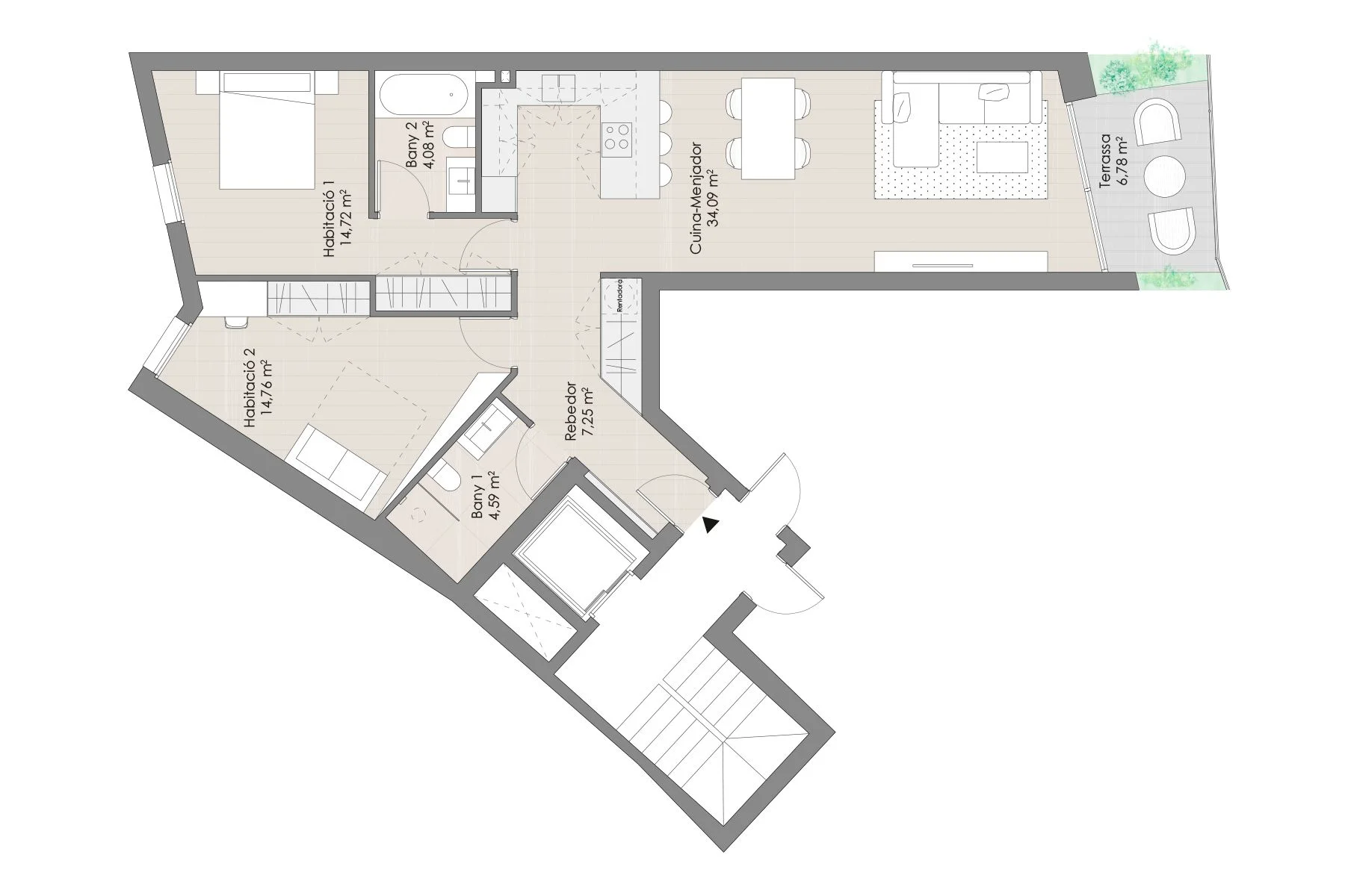 Appartement de nouvelle construction à acheter dans le Centre de La Massana