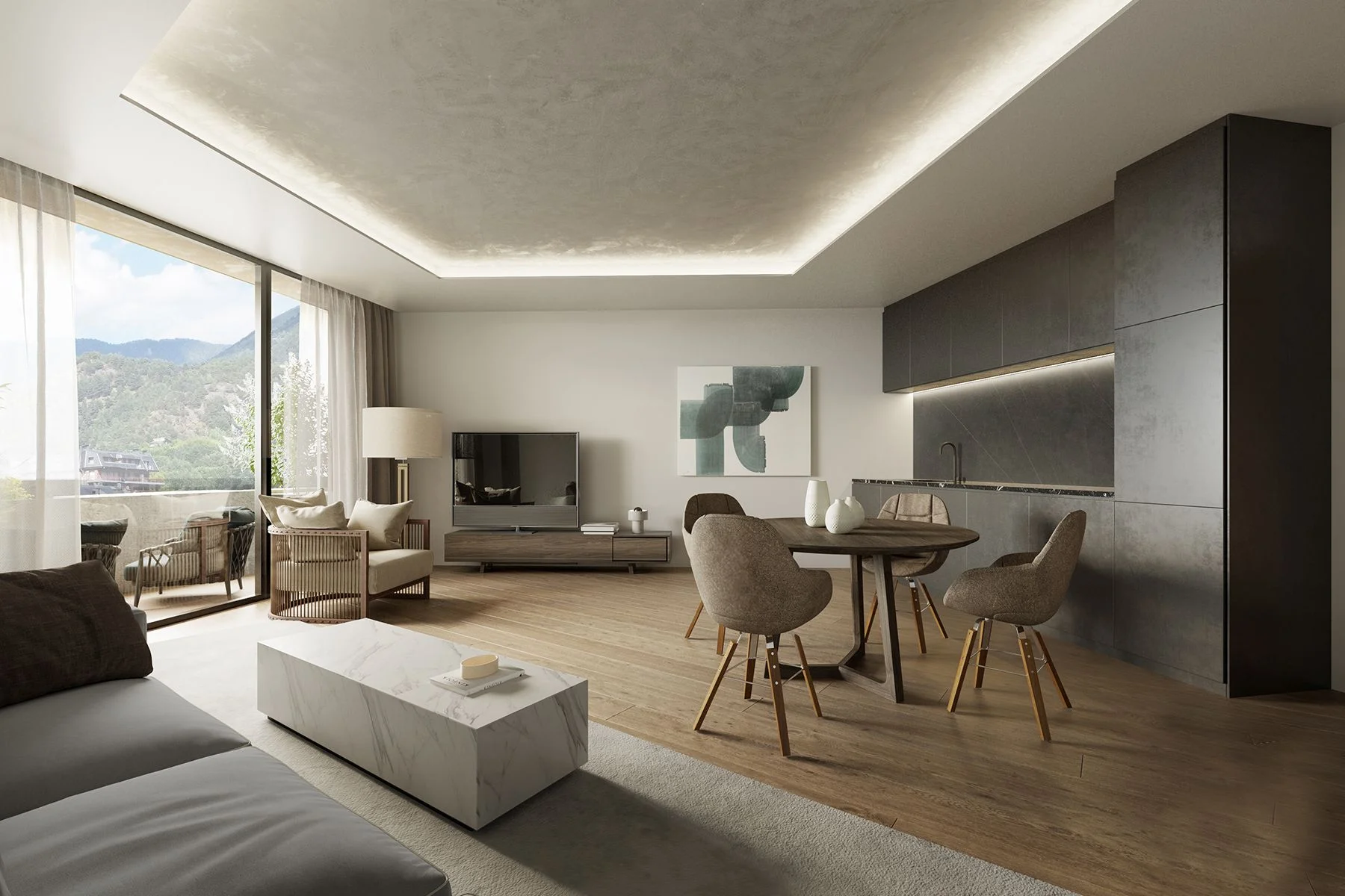 Apartamento de Obra Nueva para comprar en el Centro de La Massana