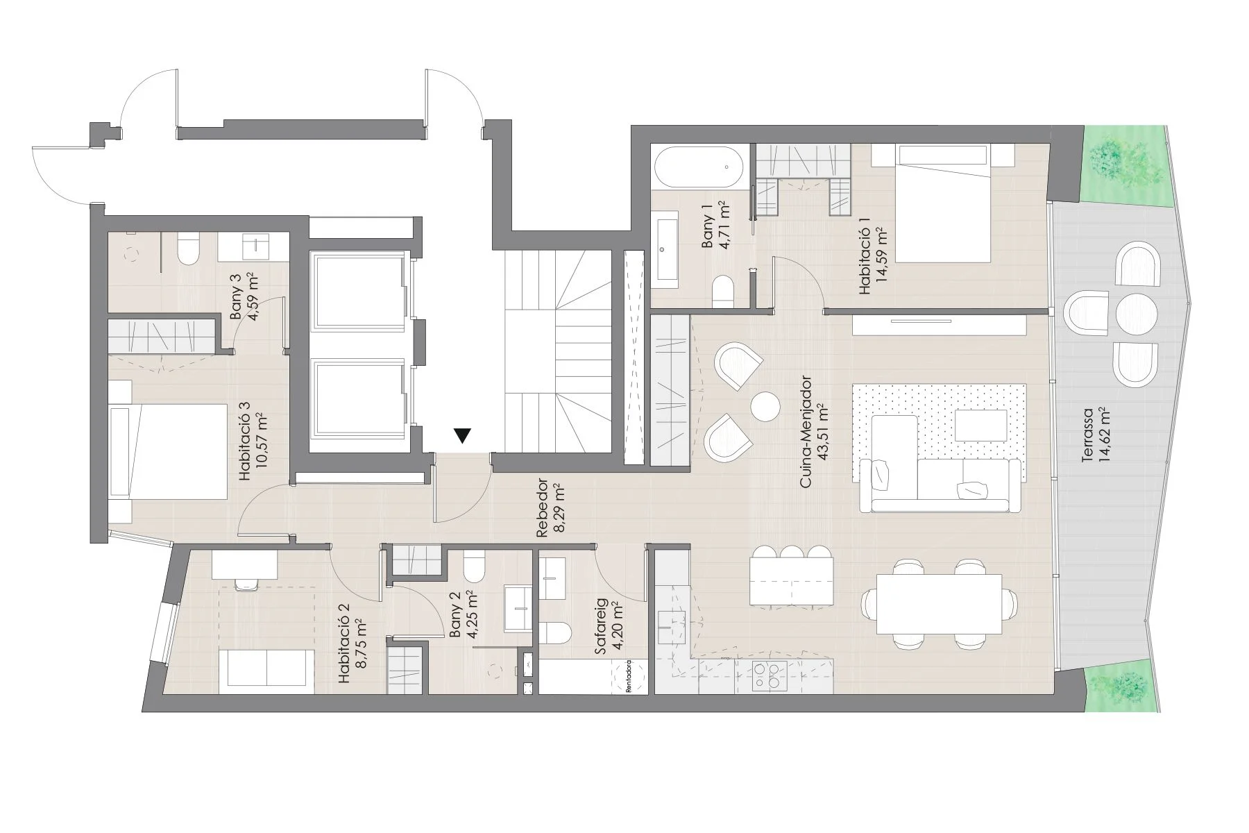Apartamento de Obra Nueva en venta en el centro de La Massana