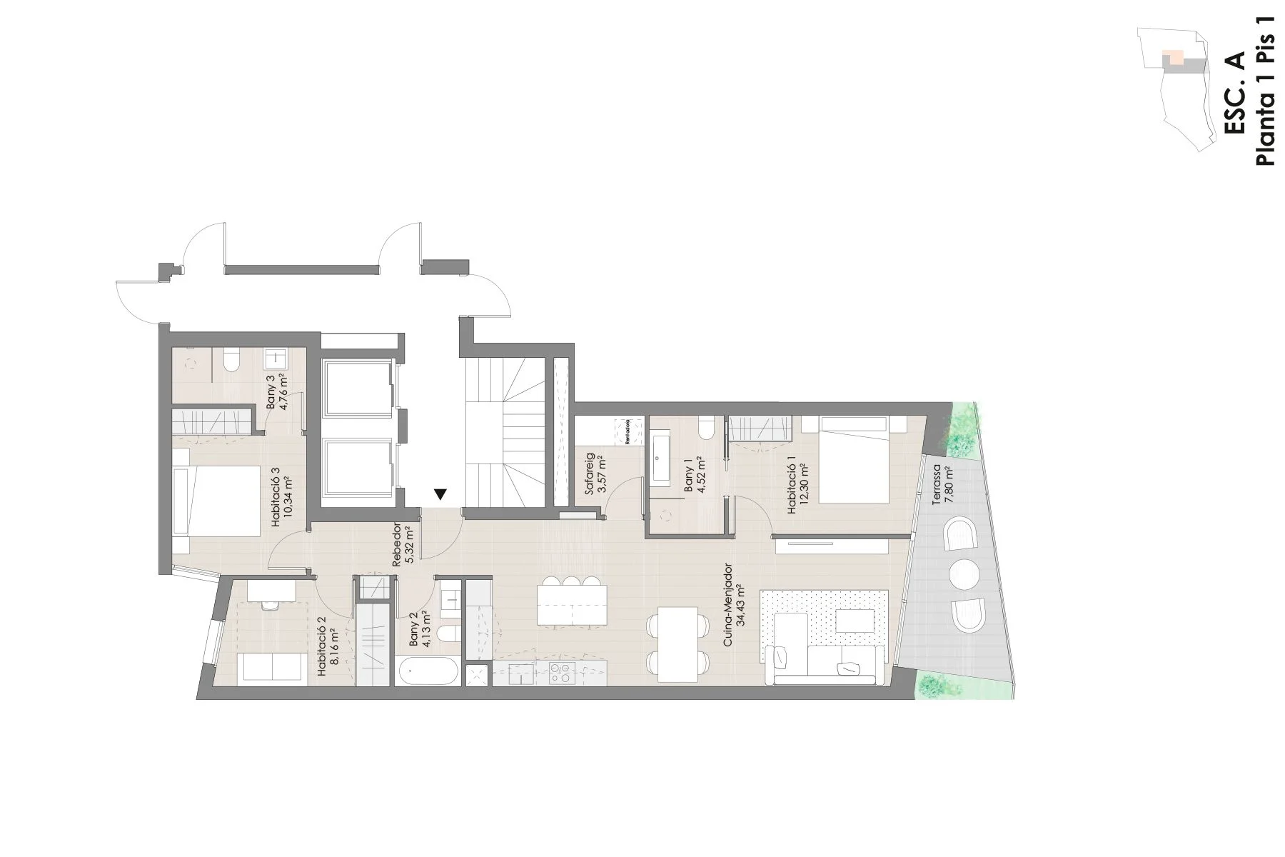 Appartement de nouvelle construction à acheter dans le Centre de La Massana