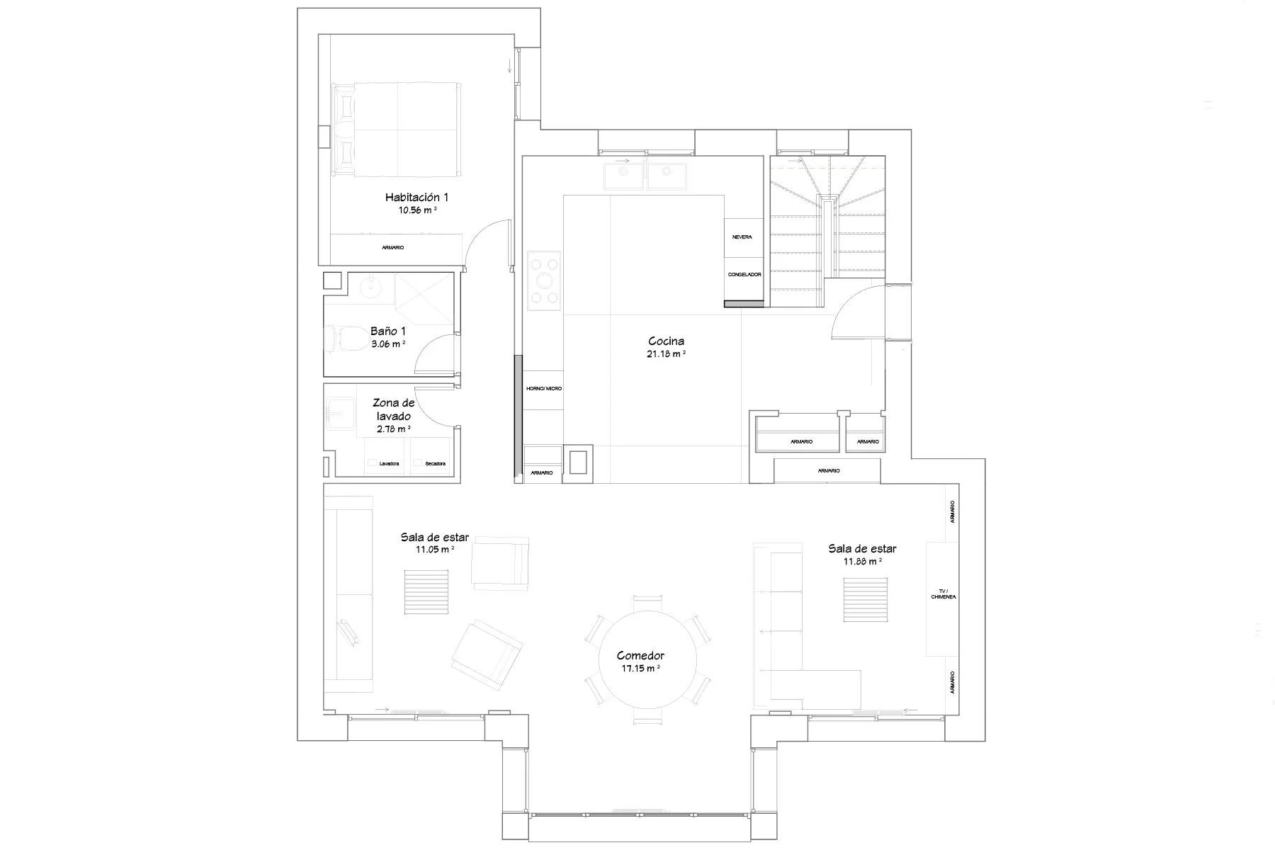 Piso dúplex en venta en Sispony