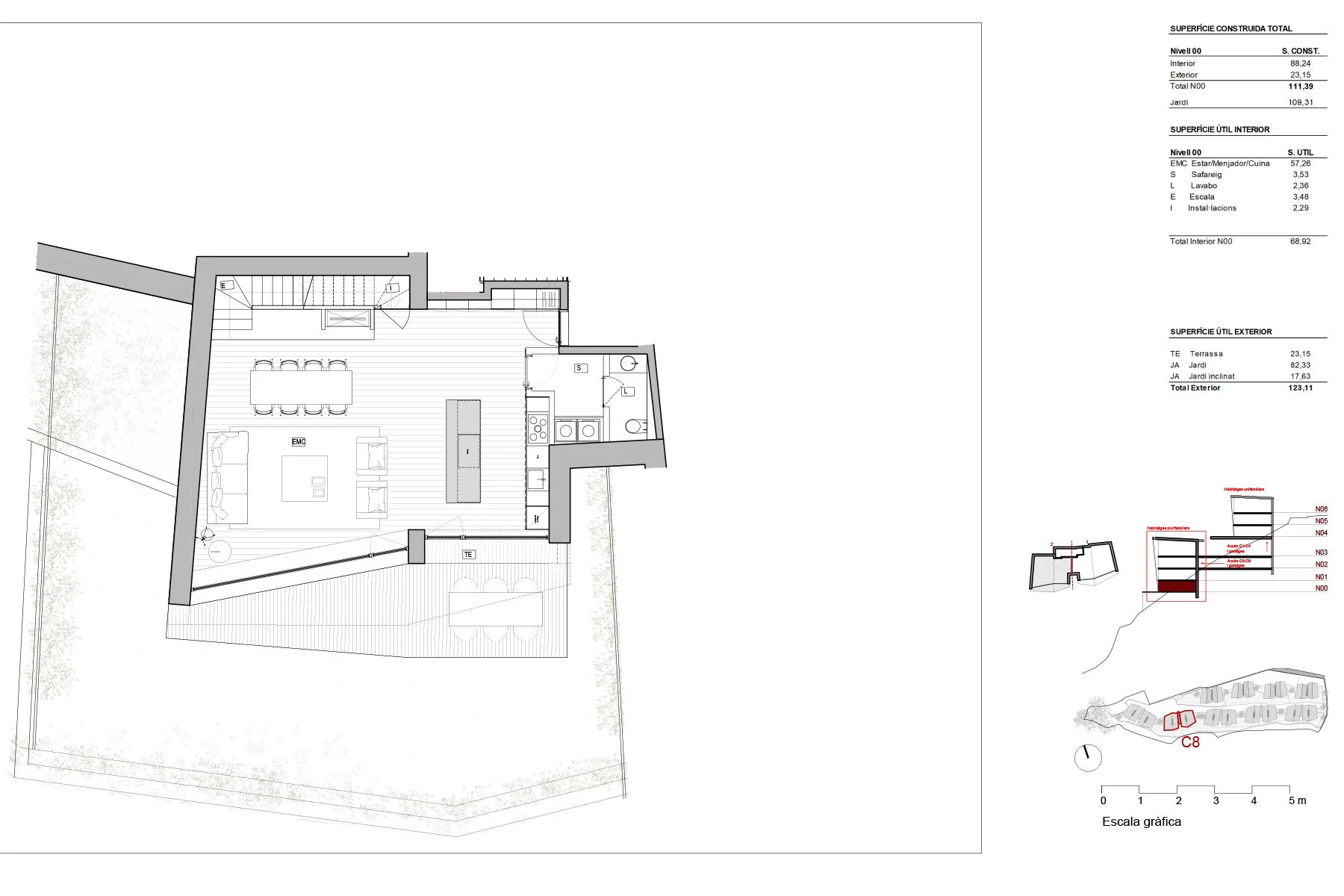 Incomparable dúplex con jardín para comprar en Els Vilars, Escaldes