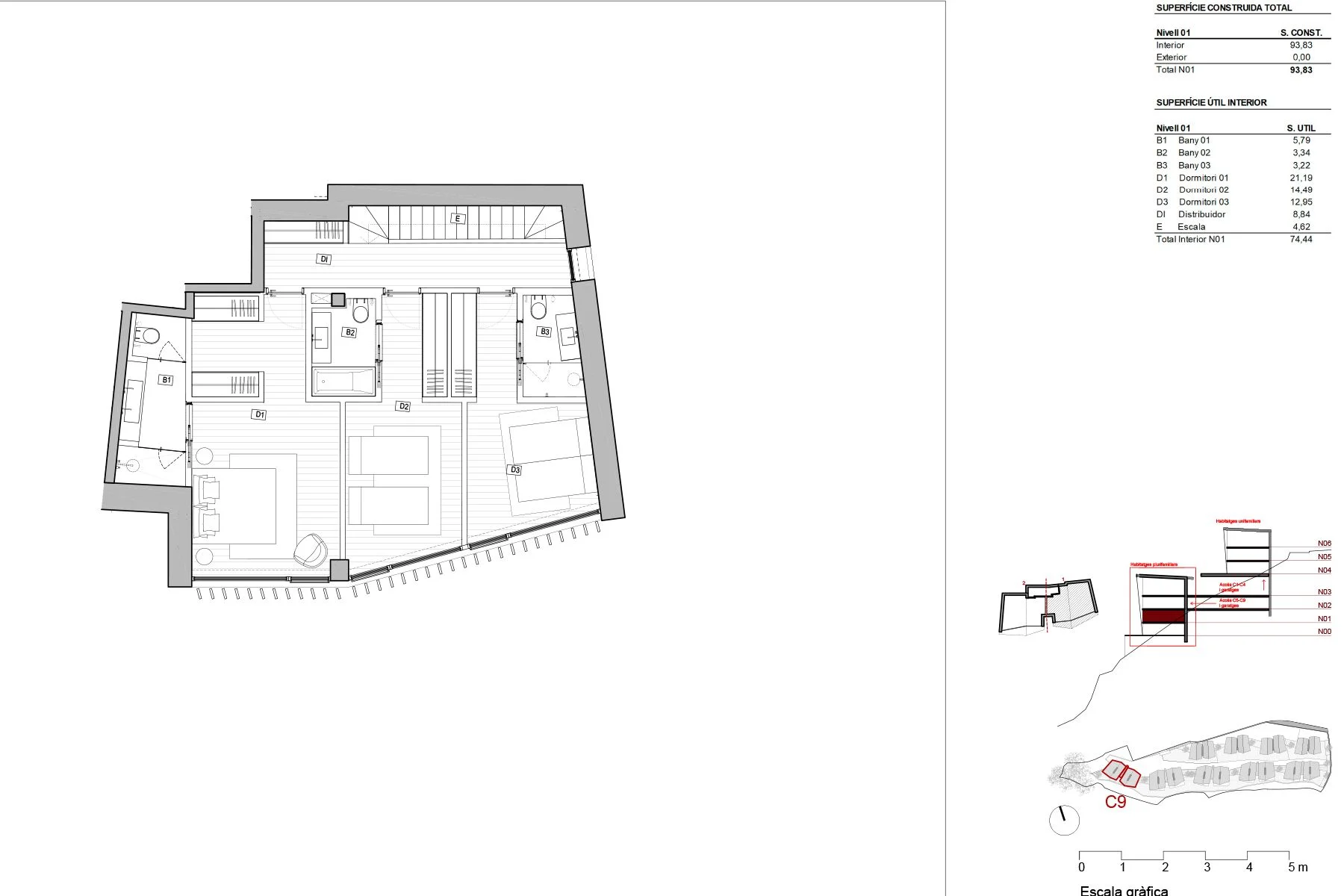 Elegante dúplex con jardín para comprar en Els Vilars, Escaldes