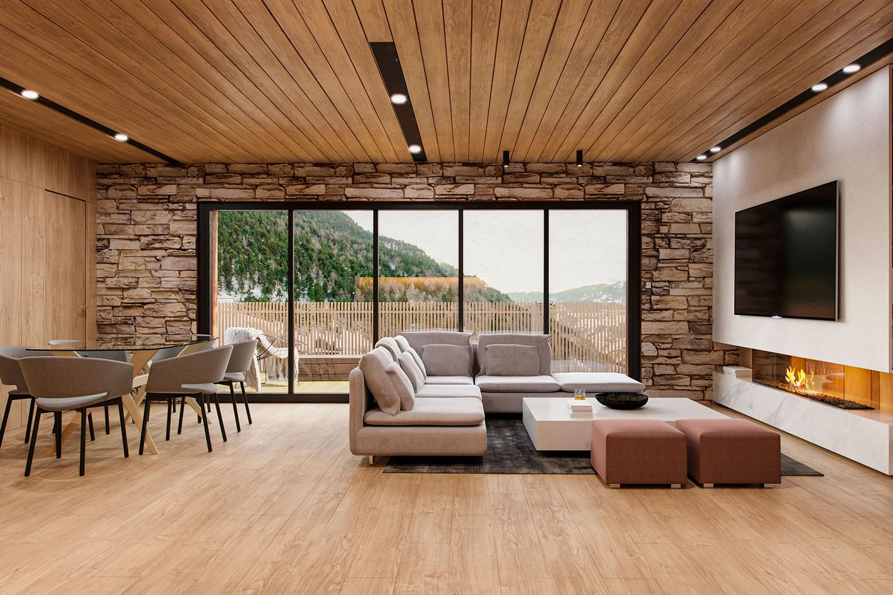 Apartamento de lujo de obra nueva para comprar a pie de pistas del Tarter