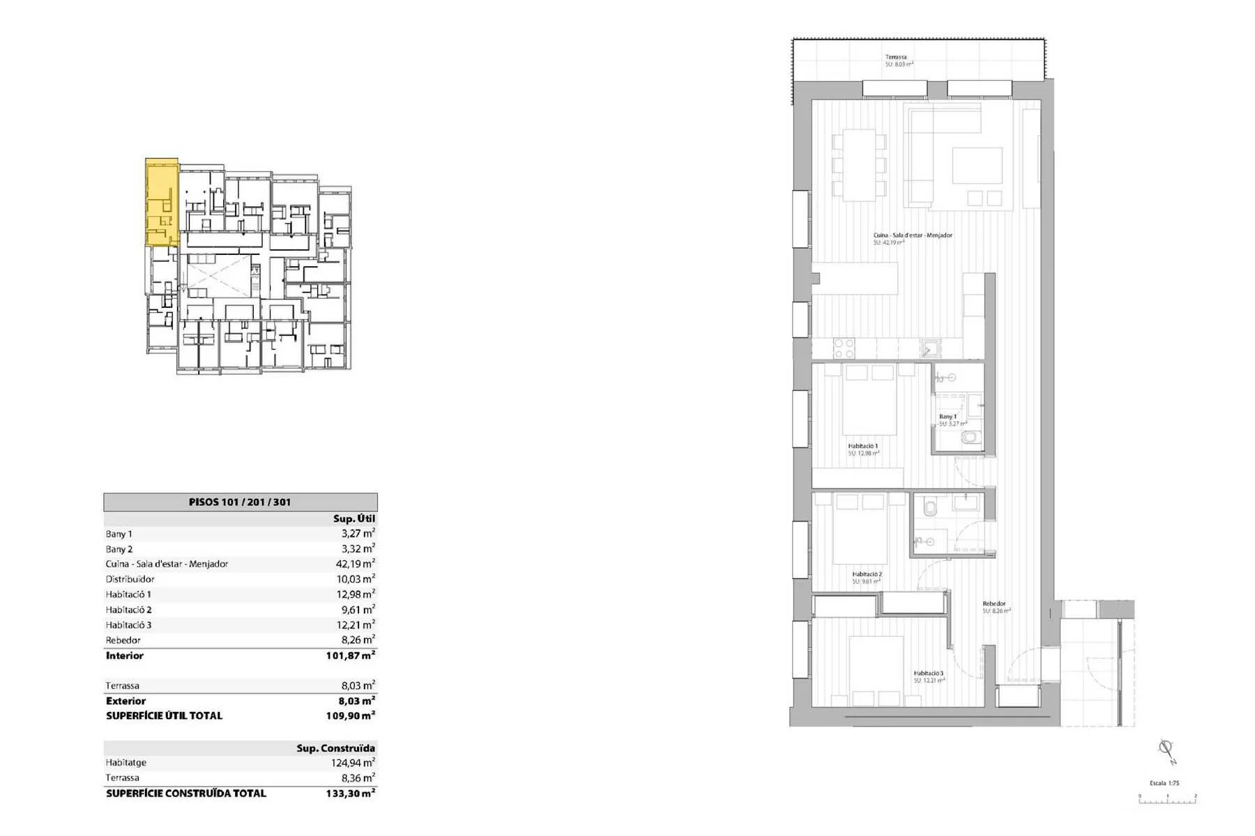 Apartamento de lujo de obra nueva para comprar a pie de pistas del Tarter
