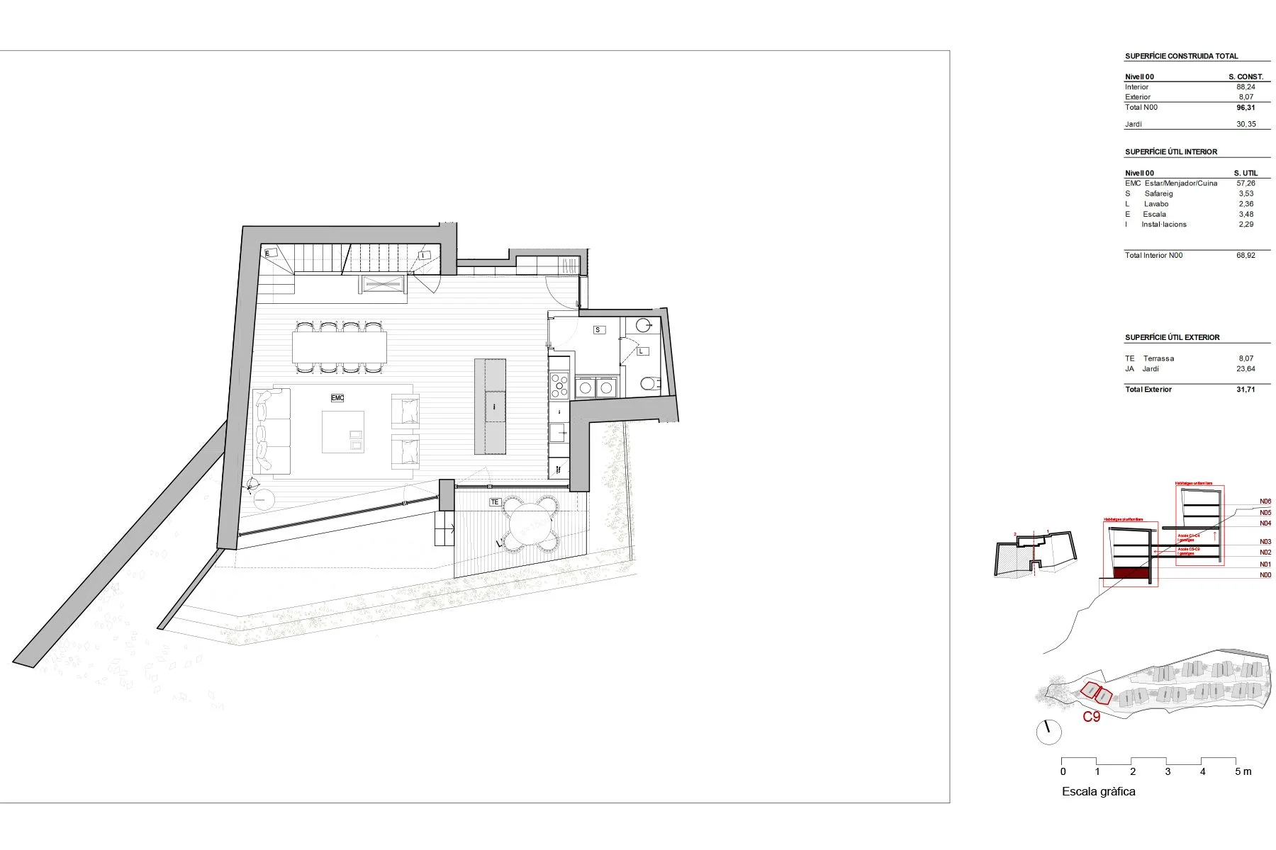 Exclusivo dúplex con jardín para comprar en Els Vilars, Escaldes-Engordany