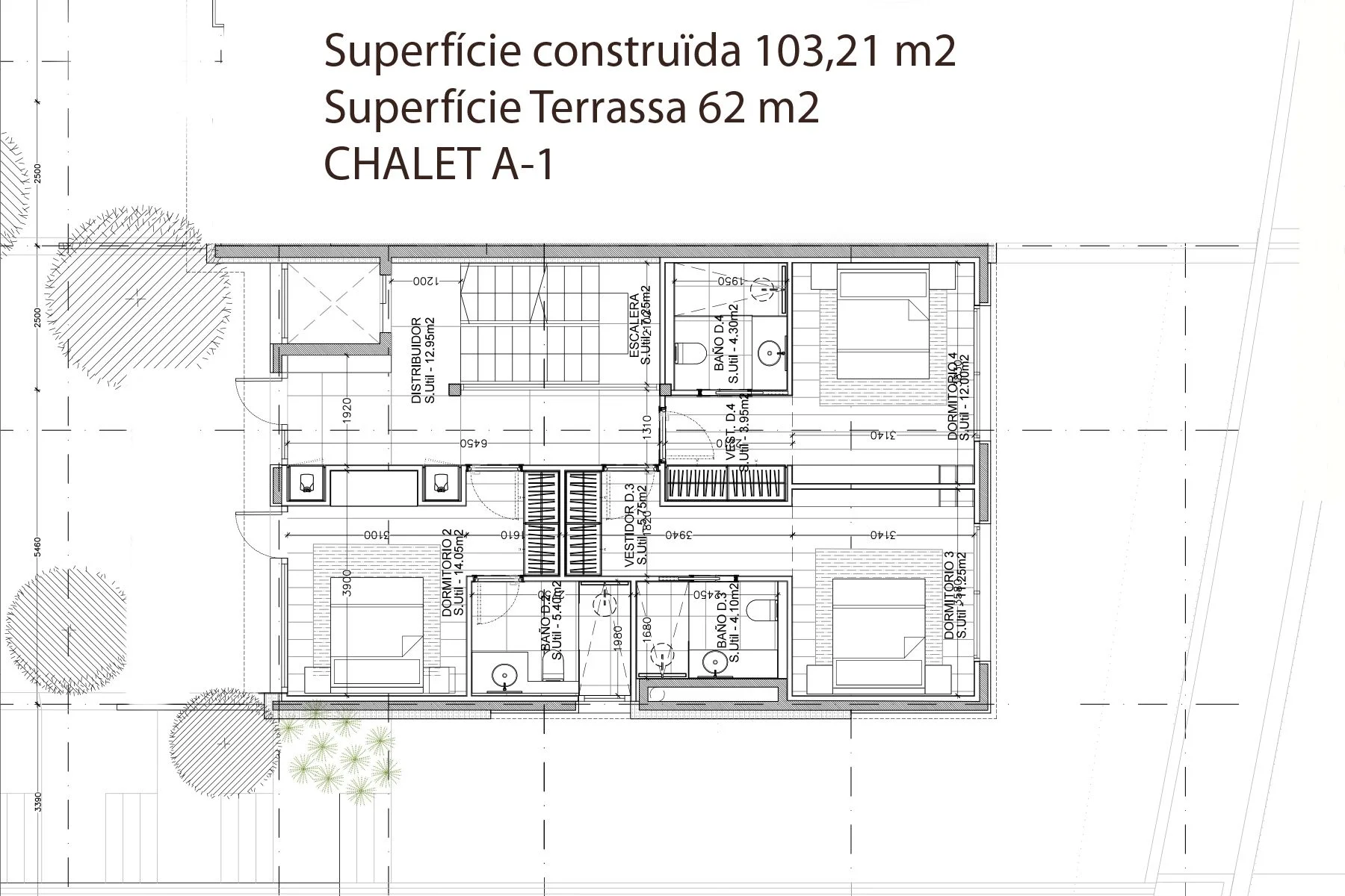 Chalet de lujo en construcción en Can Diumenge