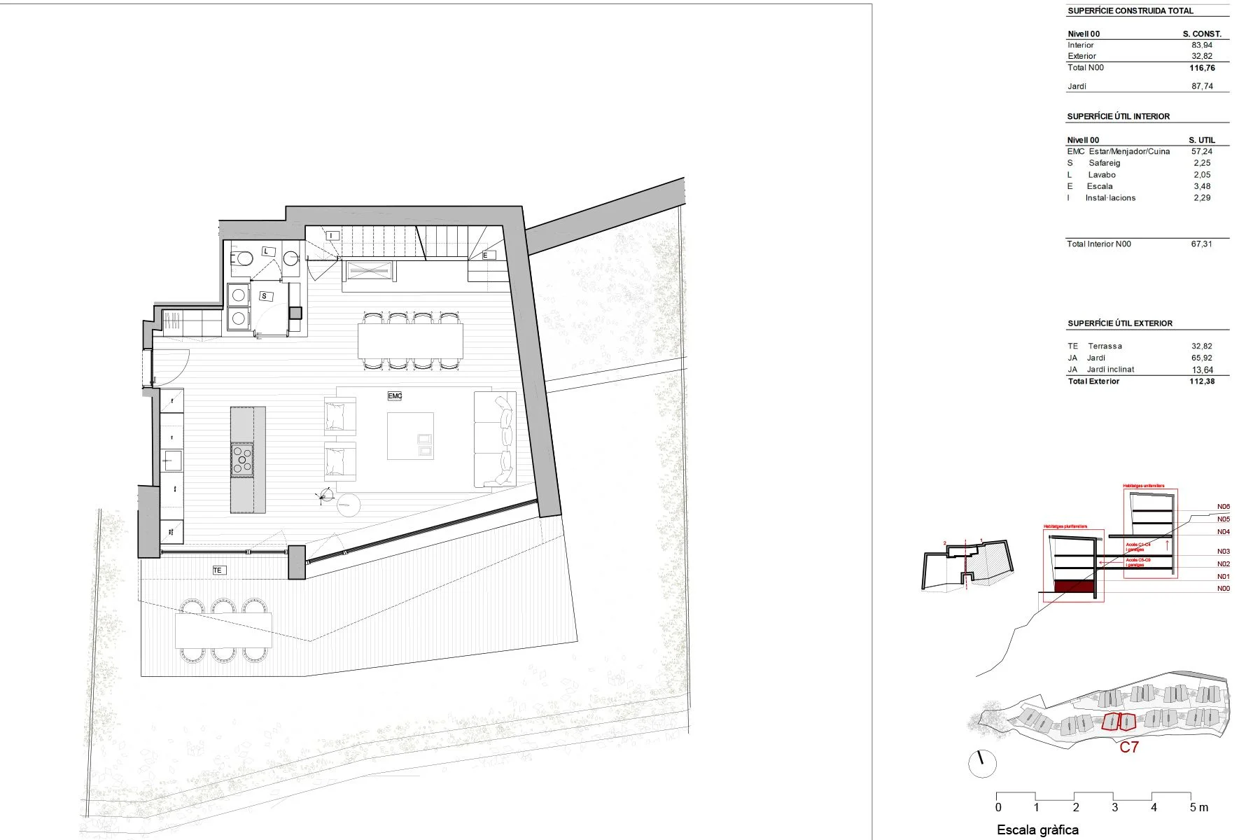 Elegante dúplex con jardín para comprar en Els Vilars, Escaldes