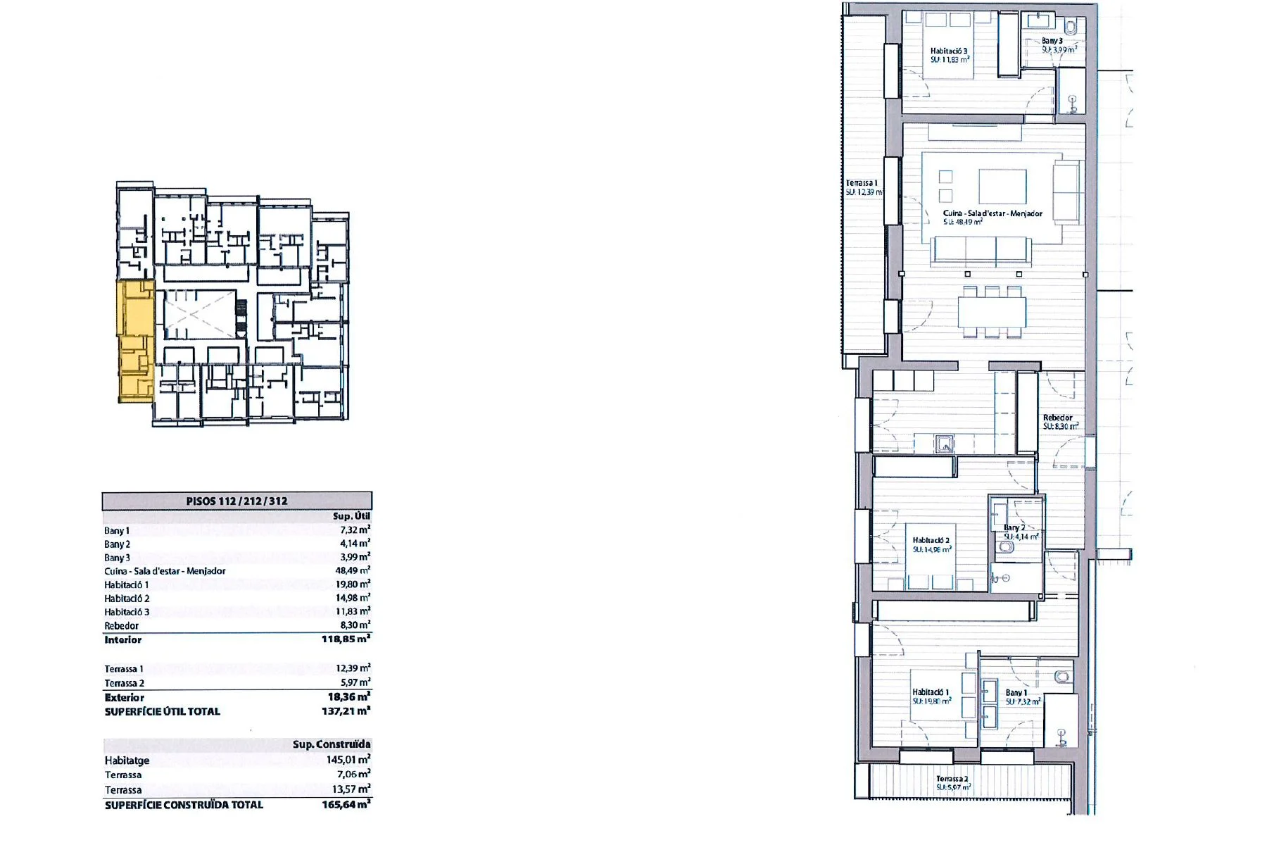 Apartamento de lujo de obra nueva para comprar a pie de pistas del Tarter