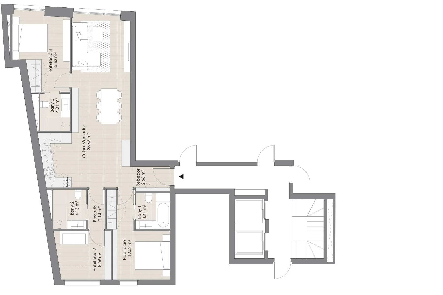 Appartement de nouvelle construction à acheter dans le Centre de La Massana