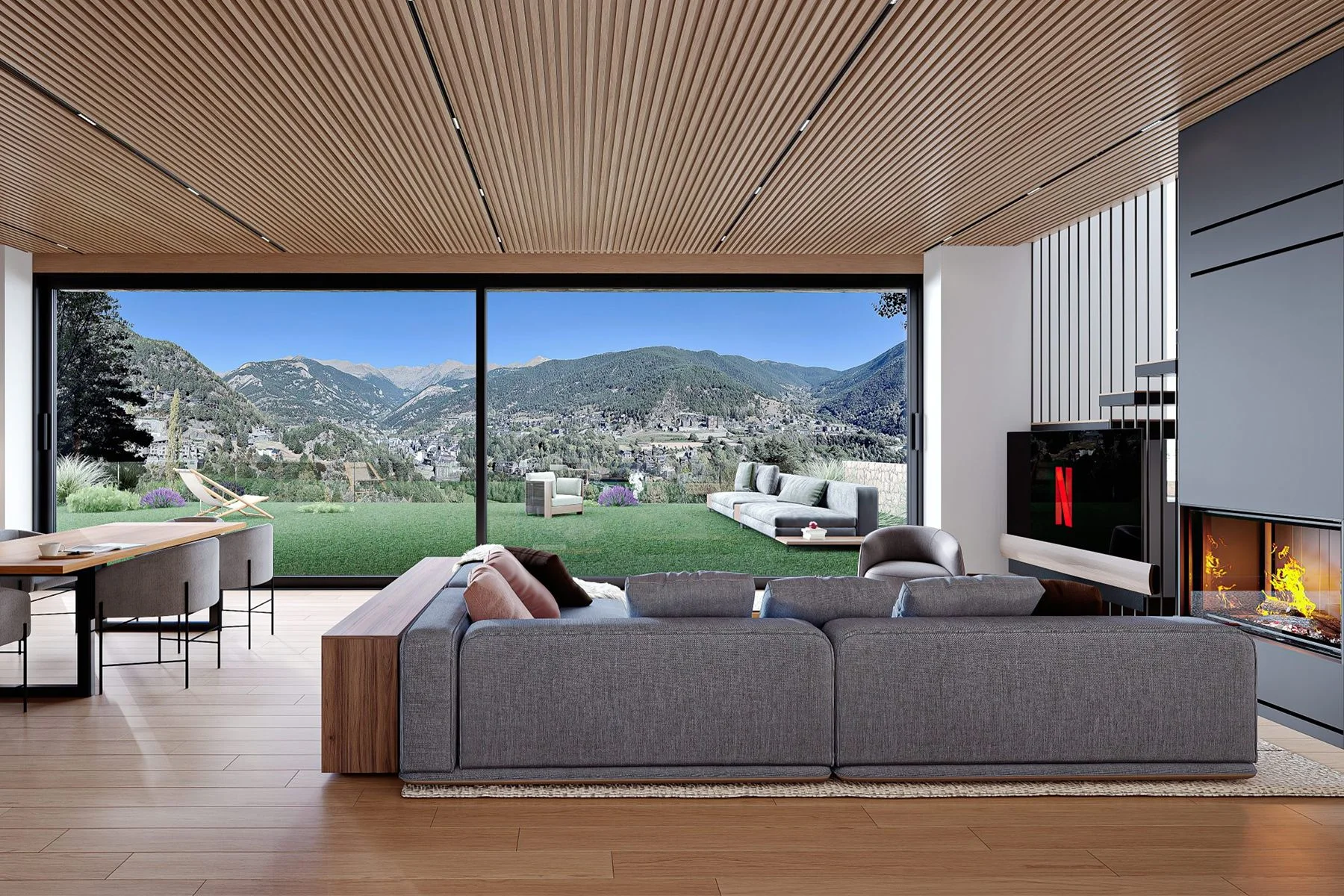 Casa adossada de luxe a nou complex residencial a Anyós, La Massana