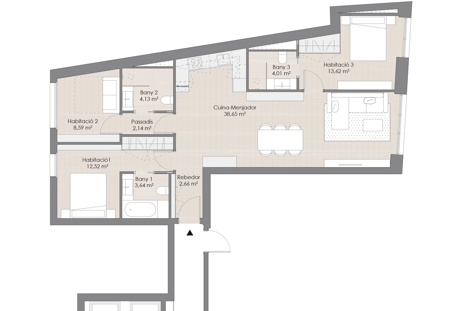 Apartamento de Obra Nueva para comprar en el Centro de La Massana